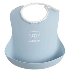 BABYBJORN BIB Lacīte 4m+, POWDER BLUE 046367 ATLAIDE