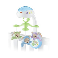 FISHER PRICE  Muzikālais karuselis ar plīša mantiņām Nature Bearries CDN41