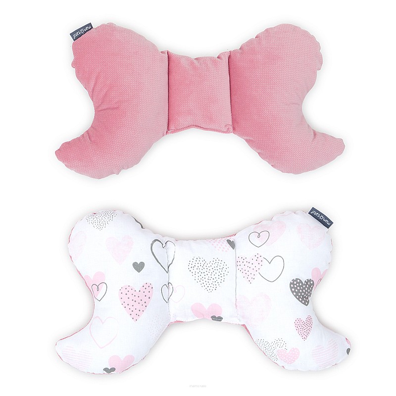 MamoTato spilvens 37x22cm PASTEL HEARTS pink 12797