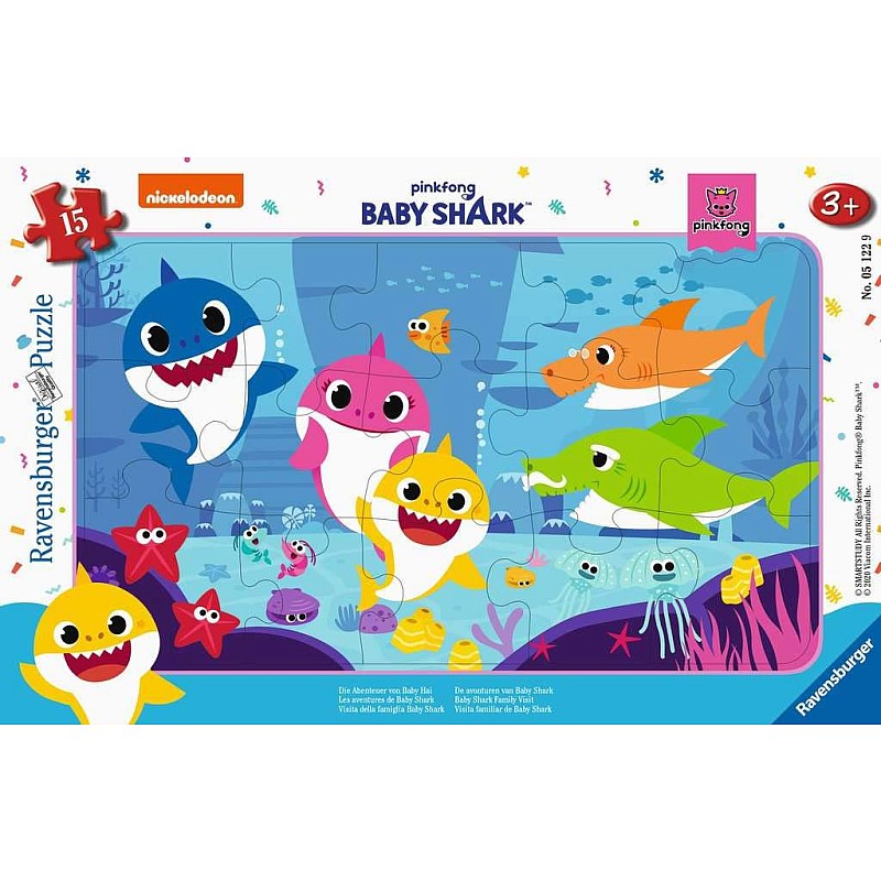 Ravensburger Plakanā puzle Baby Shark 15gb. 3+ R 05122