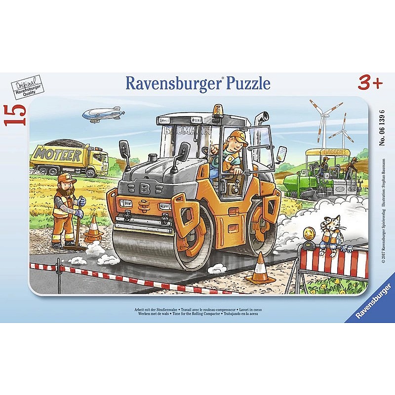 RAVENSBURGER Plakanā puzle 15gab. 3+, 06139