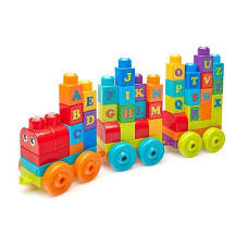 MEGA BLOKS ABC Musical Train konstruktors Muzikāls vilciens 60gab. FWK22