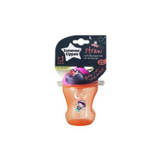 Tommee Tippee Easy Drink Mācību krūzīte ar salmiņu 230ml. 6+m GIRL 44701491