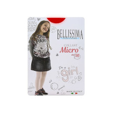 BELLISSIMA Meiteņu zeķubikses MICRO 50 rosso 12 - 164cm