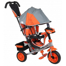 BABY MIX LUX TRIKE Bērnu trīsritenis XG6519-T16 GREY/ORANGE