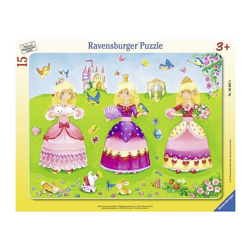 Ravensburger Plakanā puzle Princess 15gab., 06063