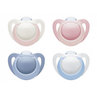 NUK Air System Ortodontiskas formas silikona māneklis GENIUS, 18-36m 2gab., SU88 IZPĀRDOŠANA