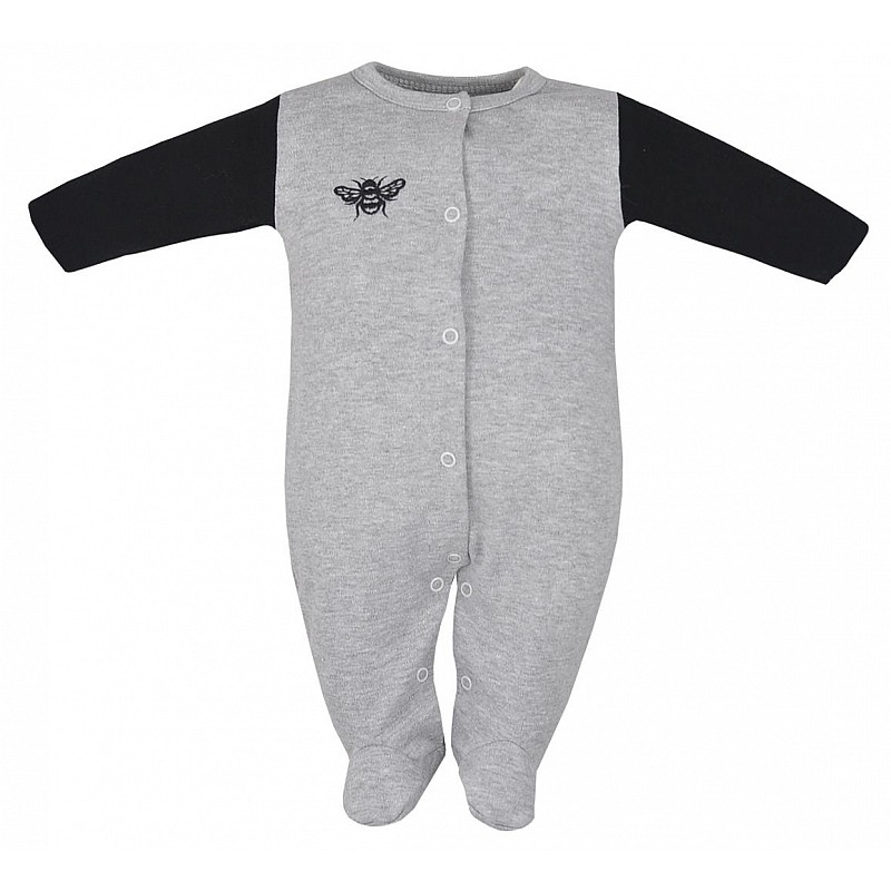 KOALA BEE rāpulītis ar garajām piedurknēm 62 izmērs AM1-012 pelēks