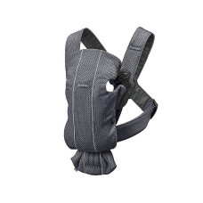 BABYBJORN MINI 3D MESH ķengursoma ANTHRACITE 021013