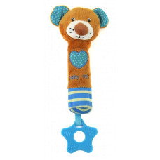 BABY MIX Grabulis pīkstulis BLUE BEAR, 16431B