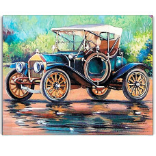 TSVETNOY Dimantu mozaīkas komplekts 40x50cm Retro Car, LG221e