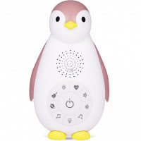 ZAZU Zoe Gudrais Pingvīns - naktslampiņa-projektors, rozā