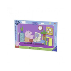 Ravensburger Plakanā puzle Peppa Pig 15gab. 3+, R06123