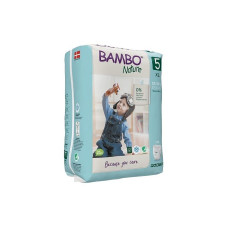 Bambo Nature Pants mācību biksītes 5 izmērs 12-18kg 19gb./iepak., NBAMB4491 IZPĀRDOŠANA