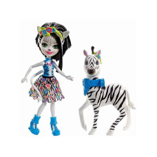 Enchantimals Zelena Zebra lelle ar zebru, FKY72