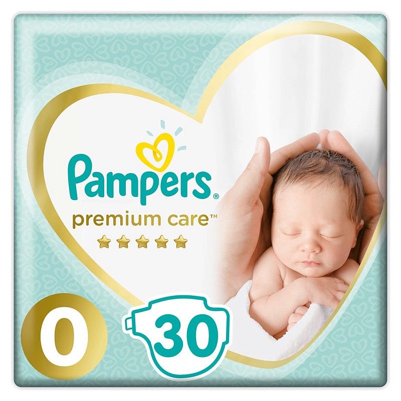 Pampers Premium Care S0 (Premature), 1-2.5 kg, 30 gab.