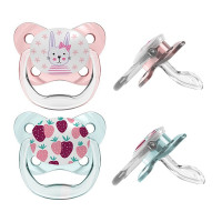 DR.BROWNS silikona māneklītis 0-6m Prevent BUTTERFLY 2gab. PV12301-P4