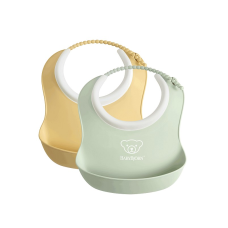 BABYBJORN SMALL BIB Lacīte 2gab. 4M+, Powder Yellow / Powder Green 052042