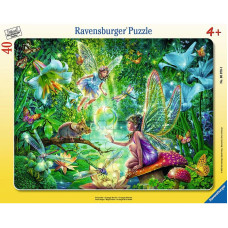 Ravensburger Plakanā Puzle 40gb. Fairy Magic back 4g+ R06076