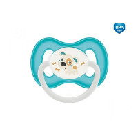 CANPOL BABIES Simetriskas formas silikona  māneklis Bunny&Company 0-6m, 23/268 tirkīzs