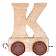 BINO Деревянная буква алфавита - K, 82244