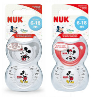 Nuk Disney Mickey silikona māneklis 6-18mēn. 2gab. SU29 10736124 IZPĀRDOŠANA