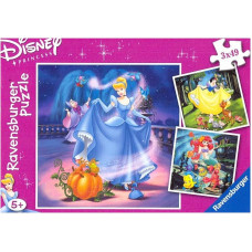 Ravensburger puzle 3X49 Princess R 09339