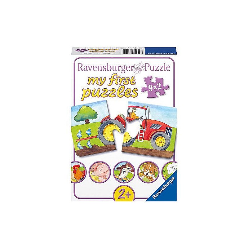 Ravensburger Mana pirmā puzle 9x2 On the Farm R 07333