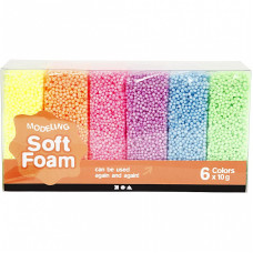 CREATIV Soft Foam modelēšanas masa 6x10g, 78060