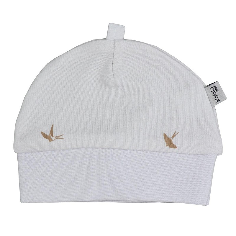 KOALA Swallows шапка для новорожденных 56 размер 10-076 white
