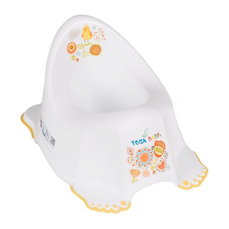 TEGA BABY FOLK Bērnu podiņš, white FL-001 IZPĀRDOŠANA