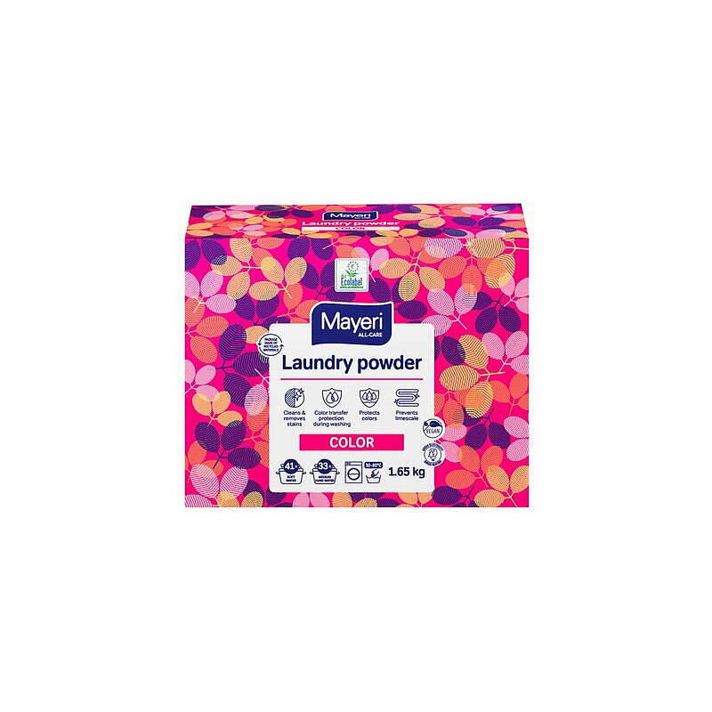 MAYERI All-Care Color veļas pulveris 1,65kg P923