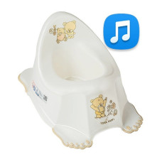 TEGA BABY BEAR Bērnu podiņš ar skaņu - pearl white, PO-046