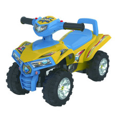 TO-MA stumjamā mašīna - skrejmašīna QUAD HZ551 YELLOW/BLUE