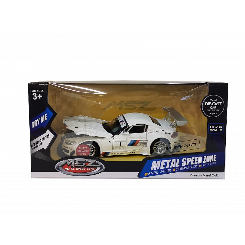 MSZ metallist mudelauto BMW Z4 GT3, 1:24