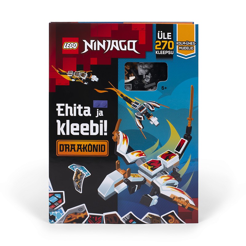 LEGO NINJAGO uzlīmju grāmata: Ninjago pūķi (Igauņu val.)