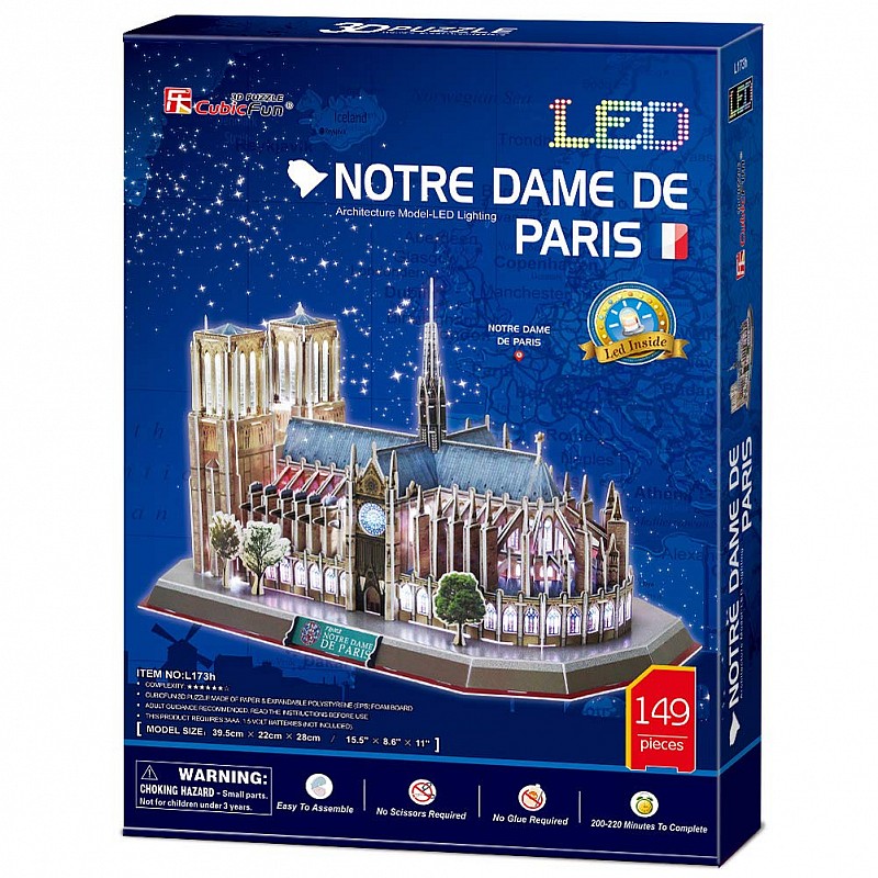 CUBICFUN 3D pusle Notre Dame De Paris