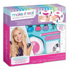 MAKE IT REAL Komplekts nagiem "Glitter Dream Nail Spa"