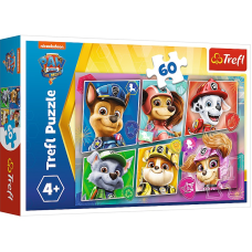 TREFL PAW PATROL Puzle Ķepu Patruļa, 60 gab.