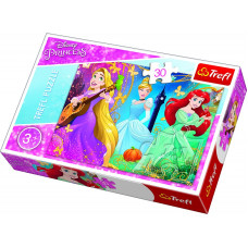 TREFL DISNEY PRINCESS Puzle Princesess, 30 gab.