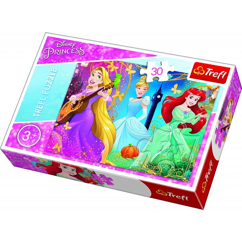 TREFL DISNEY PRINCESS Puzle Princesess, 30 gab.