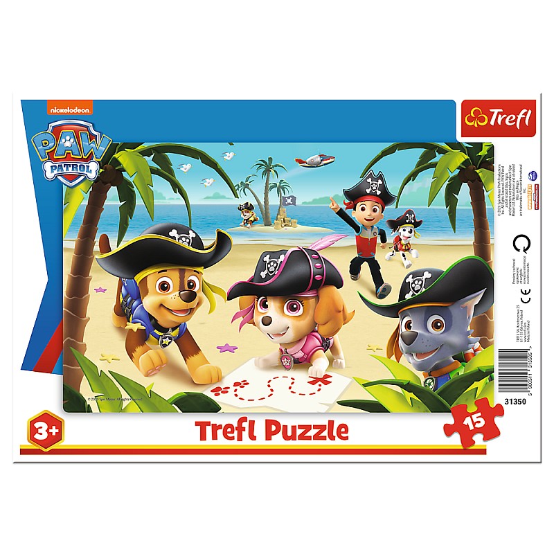 TREFL Puzle Paw Patrol, 15 gab. 31350