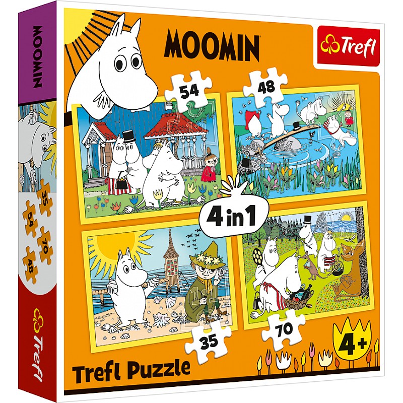 TREFL Puzle 35+48+54+70 Moomin