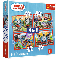 TREFL THOMAS & FRIENDS Puzzle 4 in 1 set Thomas