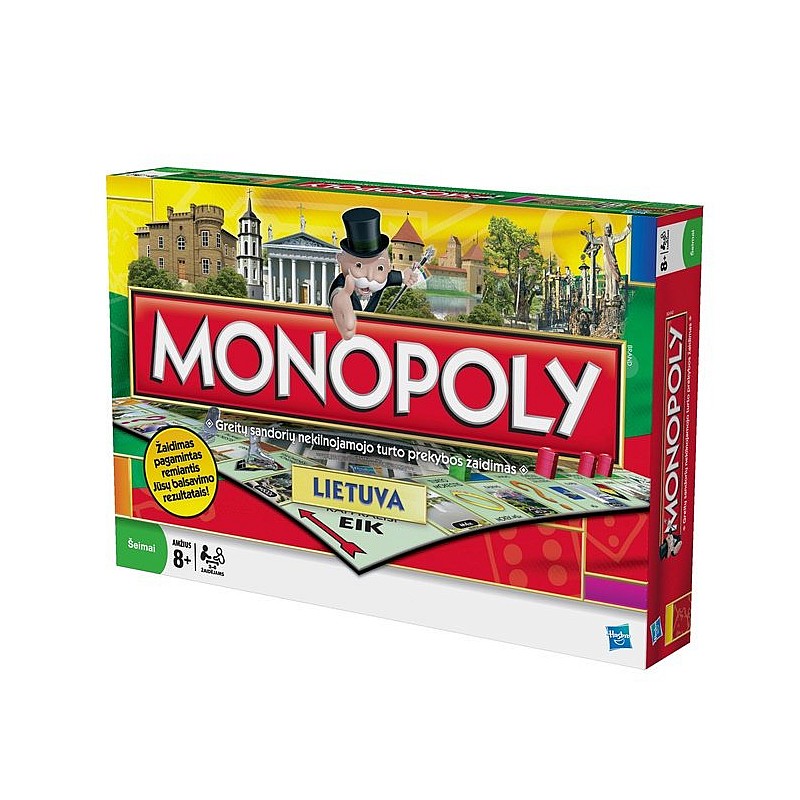 MONOPOLY Настольная игра National (на литовском яз.)