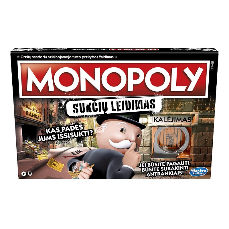 MONOPOLY Настольная игра Большая афера (на литовском яз.)