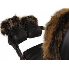 Baby Fashion Ratu cimdi ar kažokādu