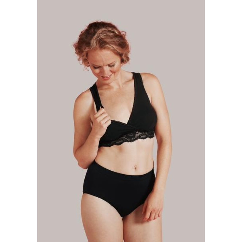 Organic Crossover Nursing Bra Honey M