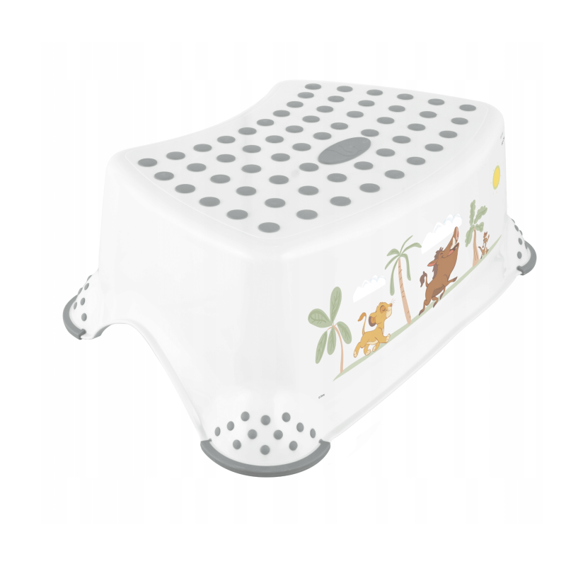 Keeeper TOMEK LION KING pakāpiens ar pretslīdes funkciju, balts