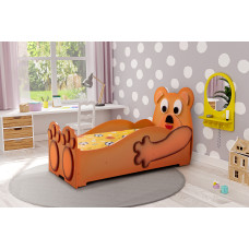 PLASTIKO gulta ar matraci 200x90cm Teddy bear big